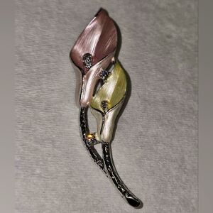 Pink n Yellow  Cala Lilly Brooch